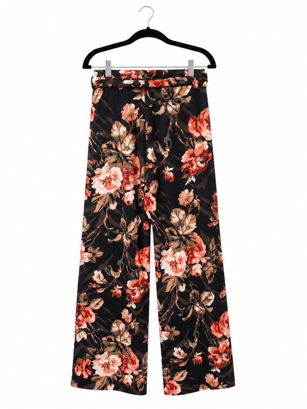 Joan Vass New York Floral Palazzo Pants - Picture 3 of 5